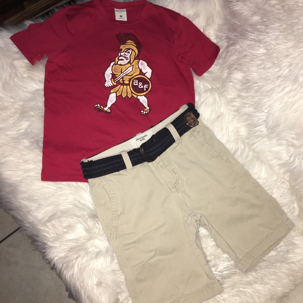 Abercrombie kids boys set sz 9/10